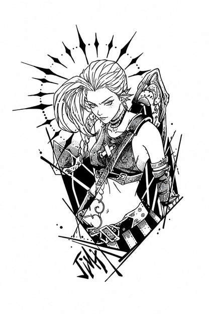 Warrior Woman & Sun