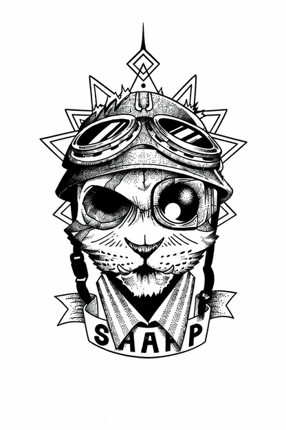 Crowned Skull & Geometry
