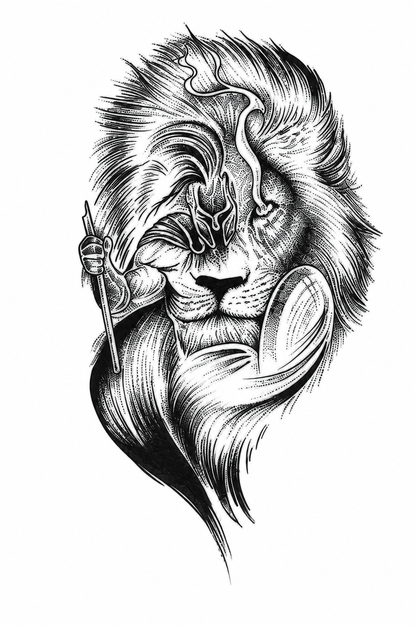 Lion & Ornamental Mane