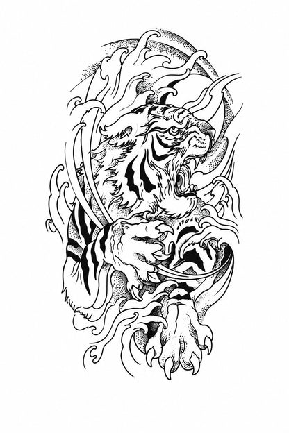 Dragon & Sacred Flames