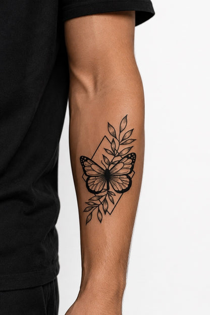 Sunflower & Botanical Lines