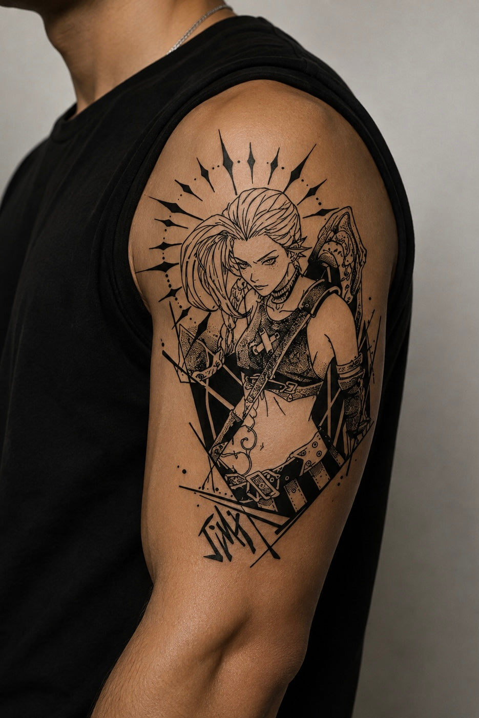 Warrior Woman & Sun