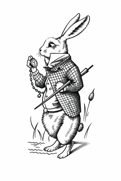 Rabbit & Wildflowers