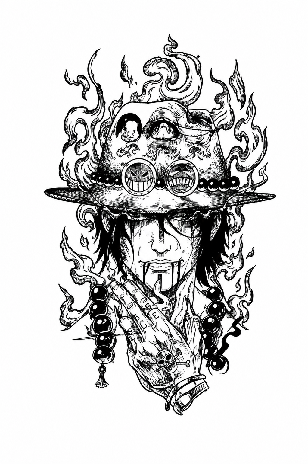 Samurai Warrior & Ornamental Mask