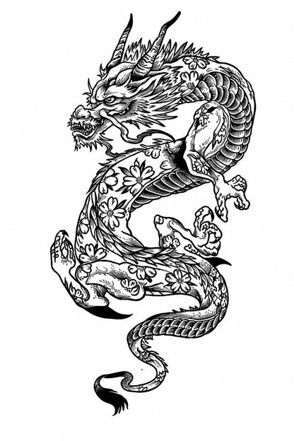 Dragon & Ornamental Lines