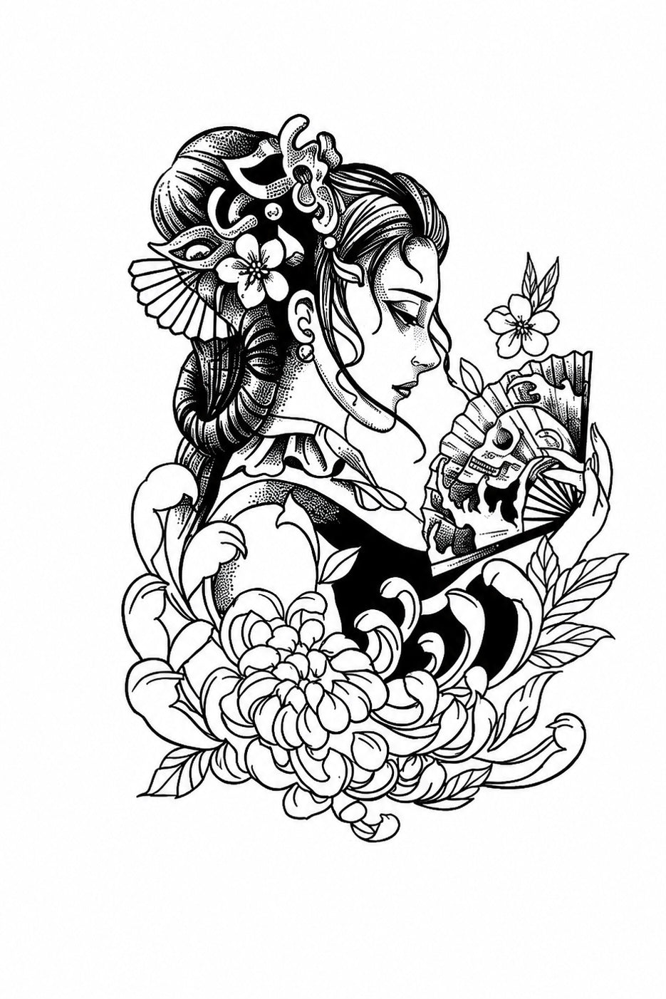 Geisha & Ornamental Flowers