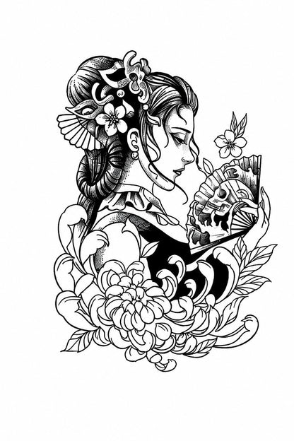 Geisha & Ornamental Flowers