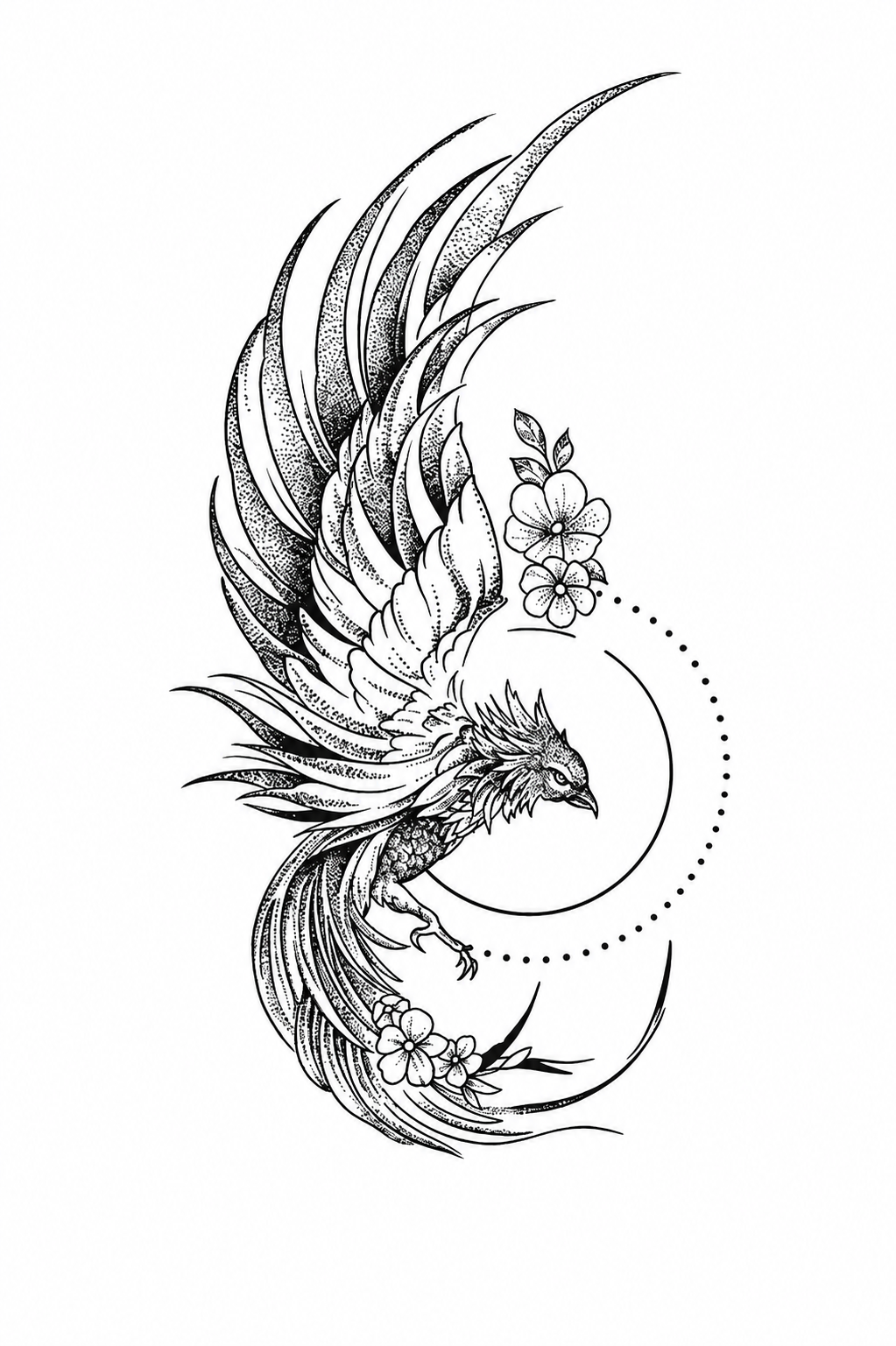 Dragon & Crescent Moon
