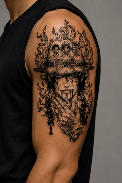 Samurai Warrior & Ornamental Mask