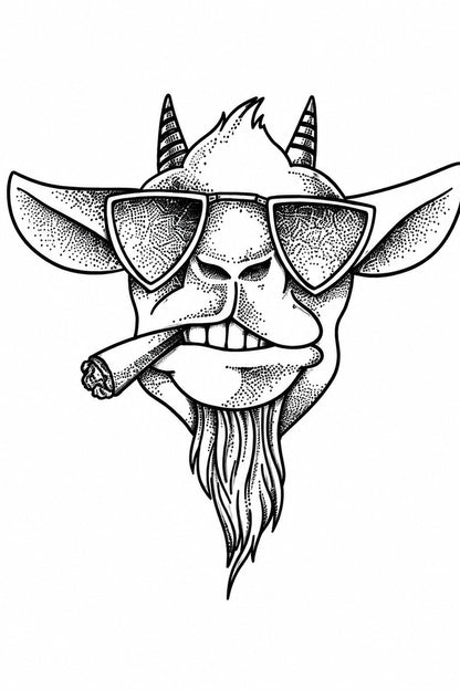 Horned Mask & Shadows
